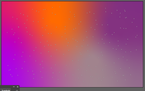 Spray the Stars on the Background