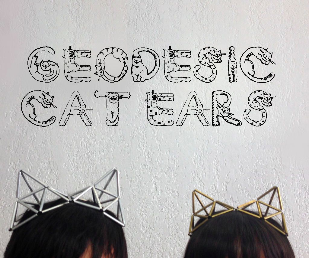 Geodesic Cat Ears Jewelry Accessory