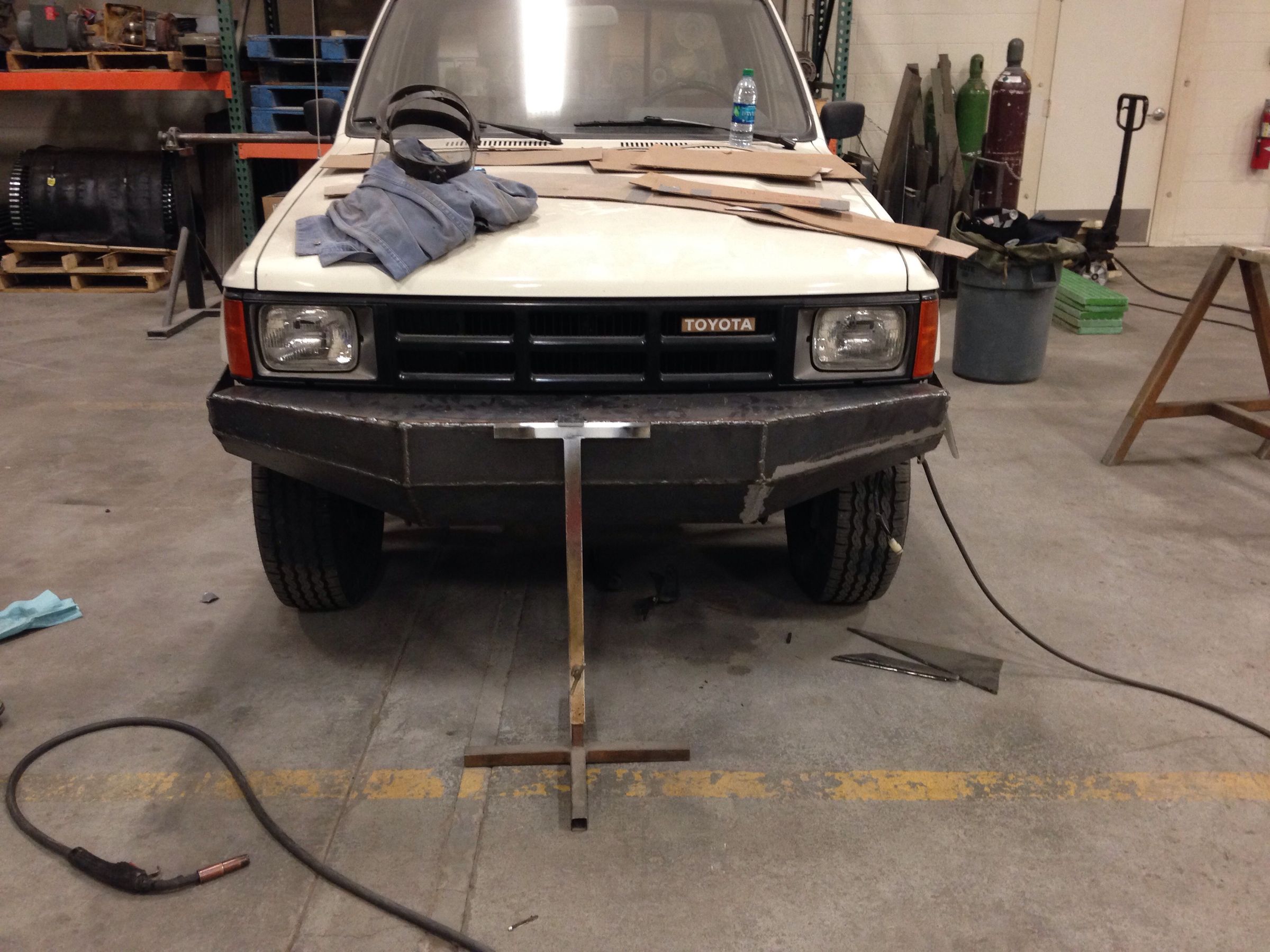 5-Piece Front Bumper Kit For 1984-1986 Toyota Pickup – Evan-Fischer Steel, Black
