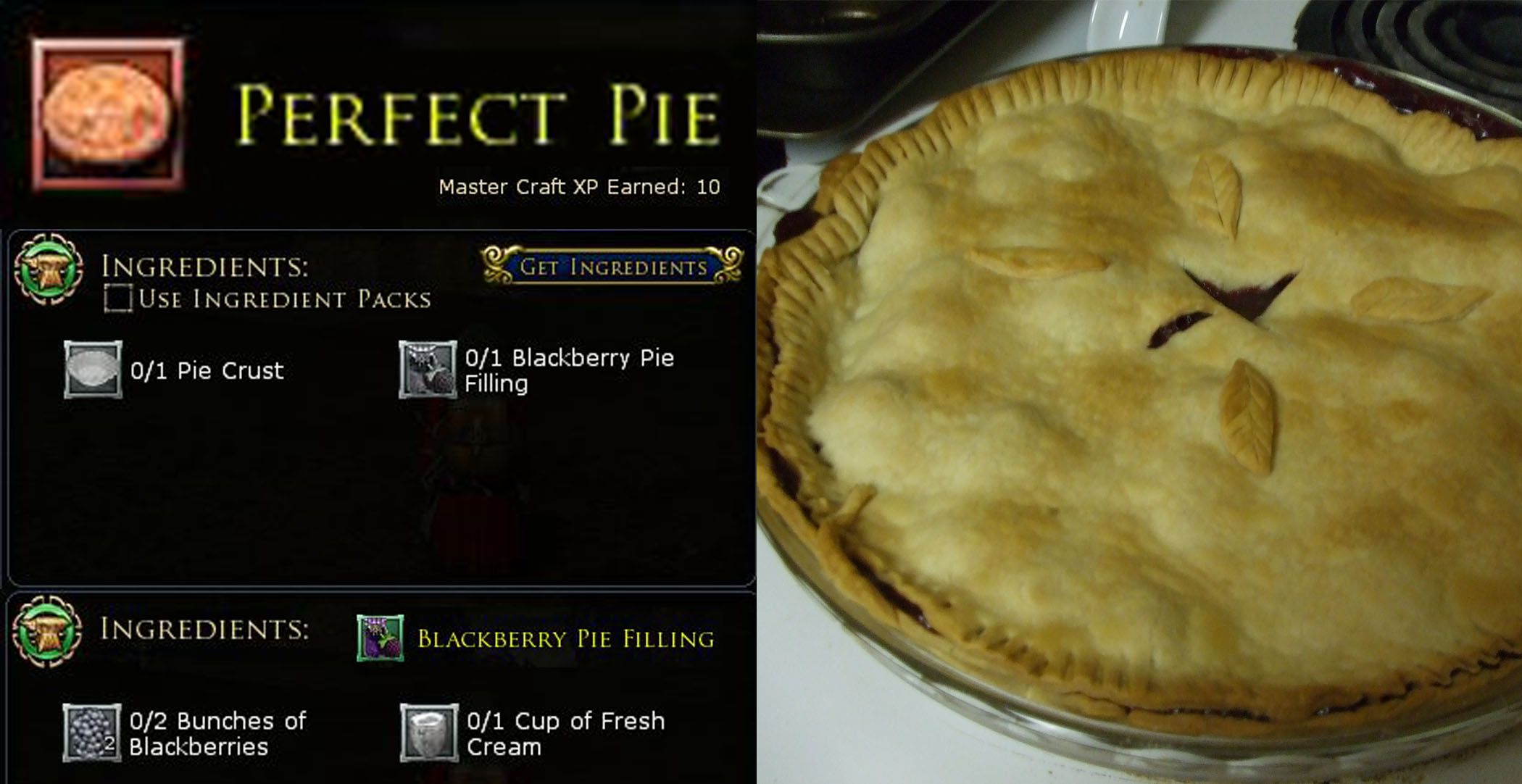 Lord of the Rings Online - the Perfect Pie Recipe