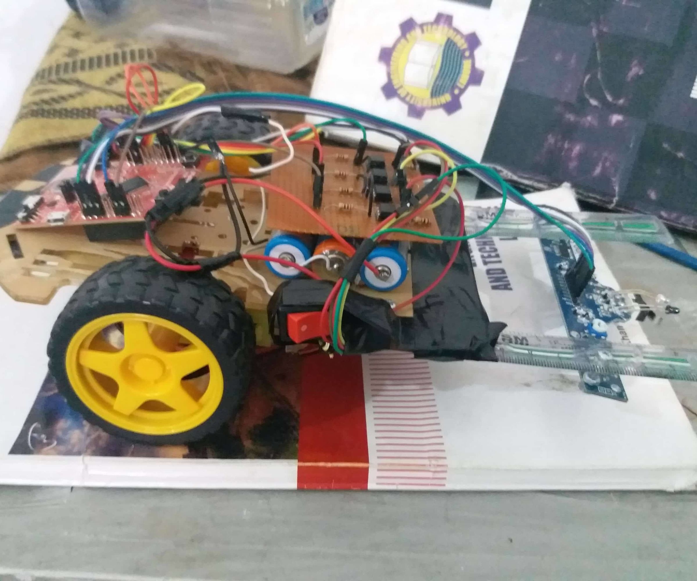Line Following Robot Using TIVA Microcontroller TM4C1233H6PM