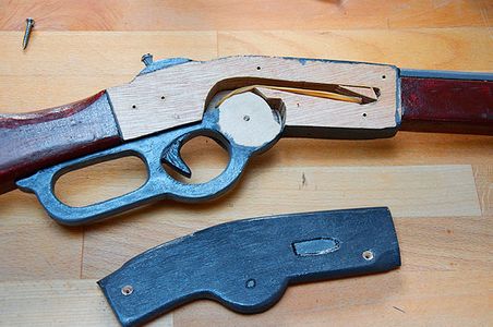 How to Make a Wooden Toy Winchester Rifle : 4 Steps (with Pictures ...