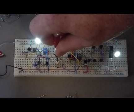 Discrete Alternating Analog LED Fader With Linear Brightness Curve