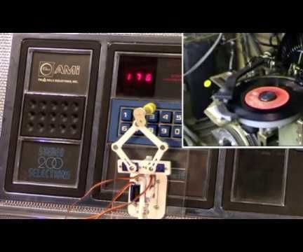PlotClock, WeMos and Blynk Playing Vintage AMI Jukebox
