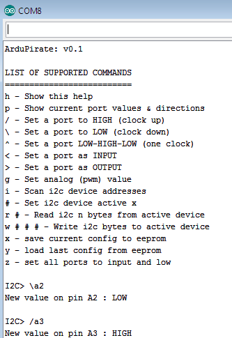 Arduino Command-line Tool "MiniPirate"