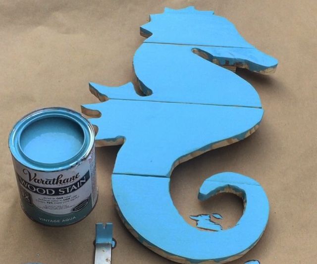 Pallet Wood Seahorse