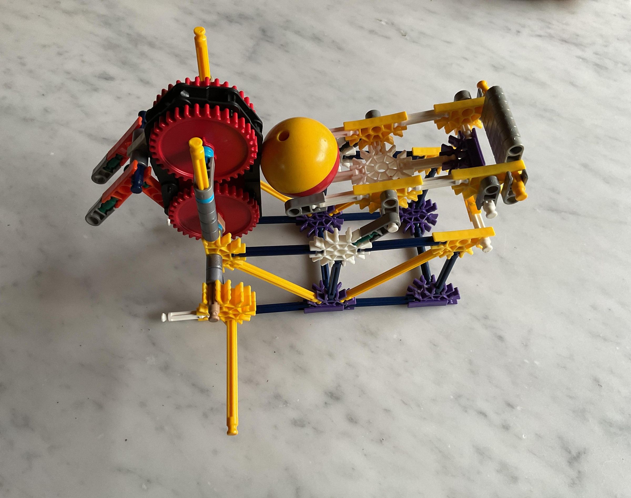 Knex Project S - Smallest and Most Stupidest Ball Machine Ever