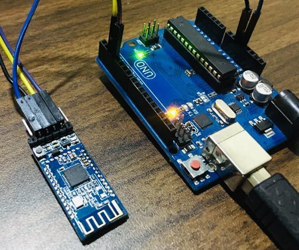 How to Use HM-10 BLE Module With Arduino and Control a LED With It