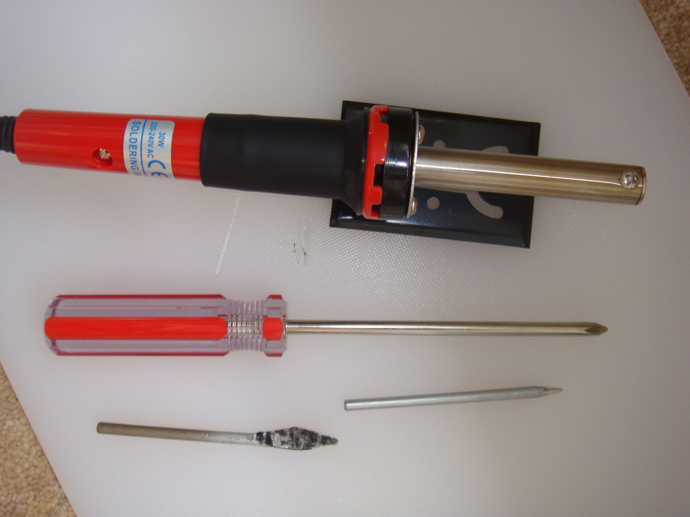 Rope Cutting Heated Blade