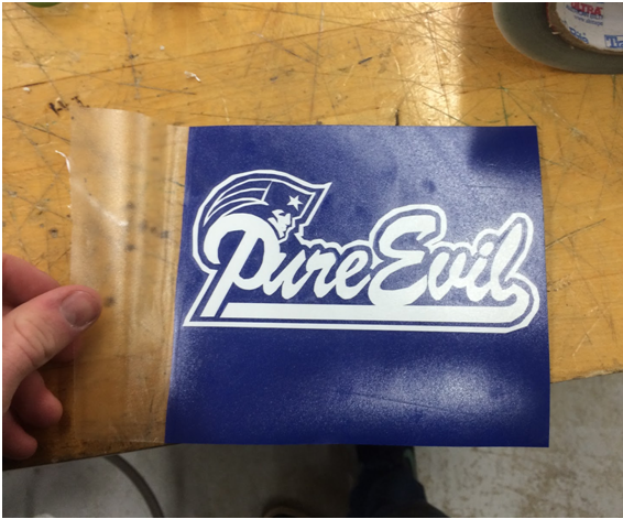 Making a Multicolored Vinyl Sticker 2nd Period Engineering AHS