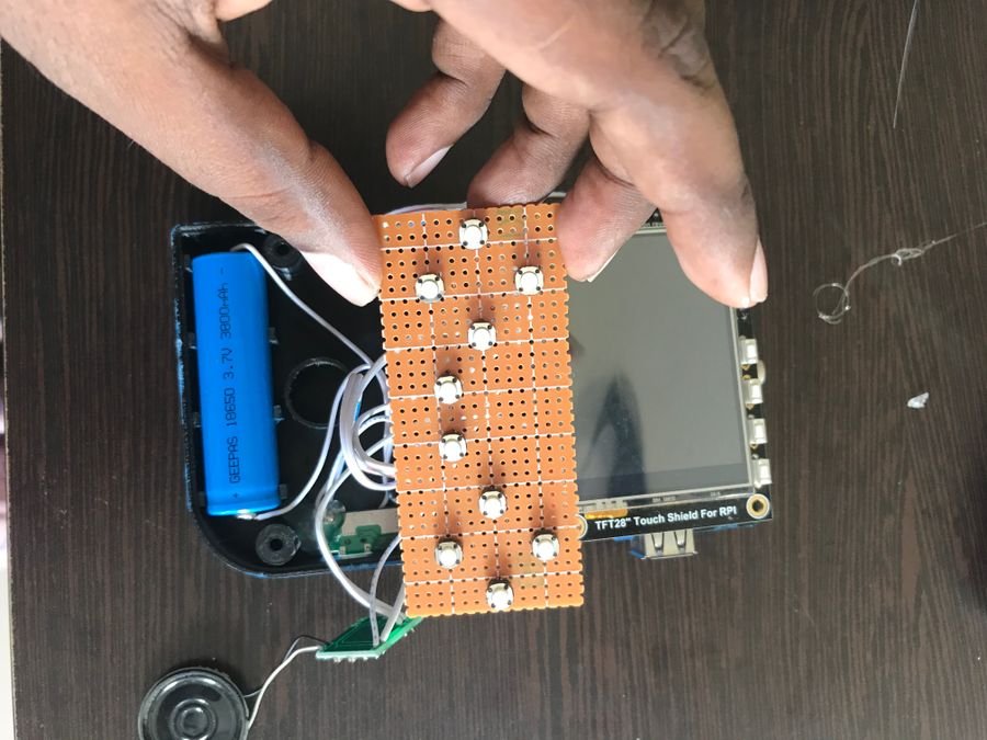 Gluing Button Pad