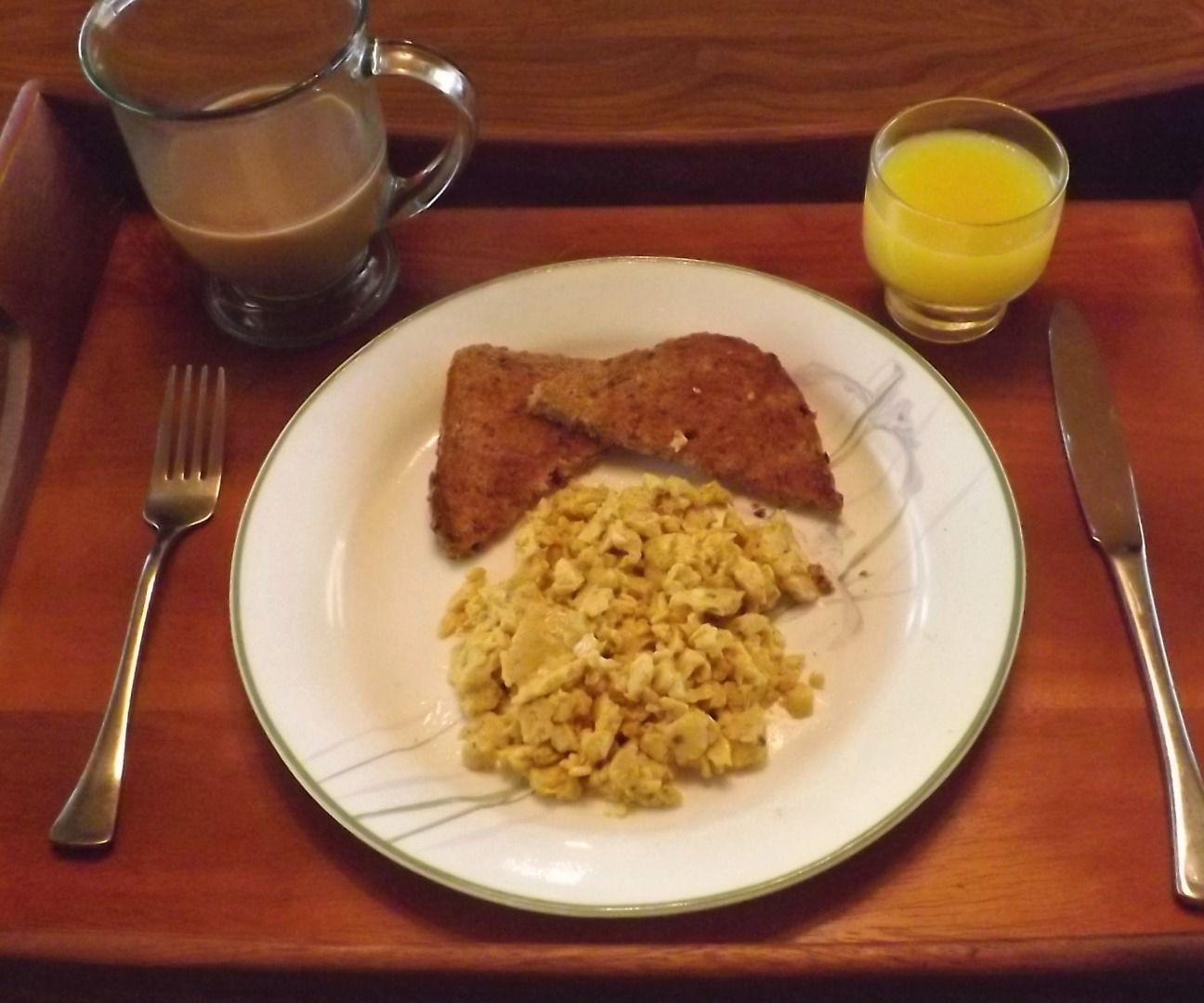 SAFFRON SCRAMBLED EGGS