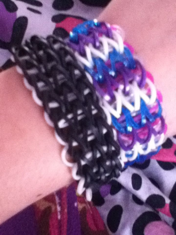 Triple Single Rainbowloom Bracelet