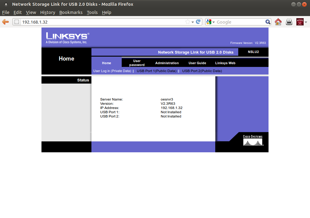 Give Your Cisco Linksys NSLU2 Some Muscle. (part 1)