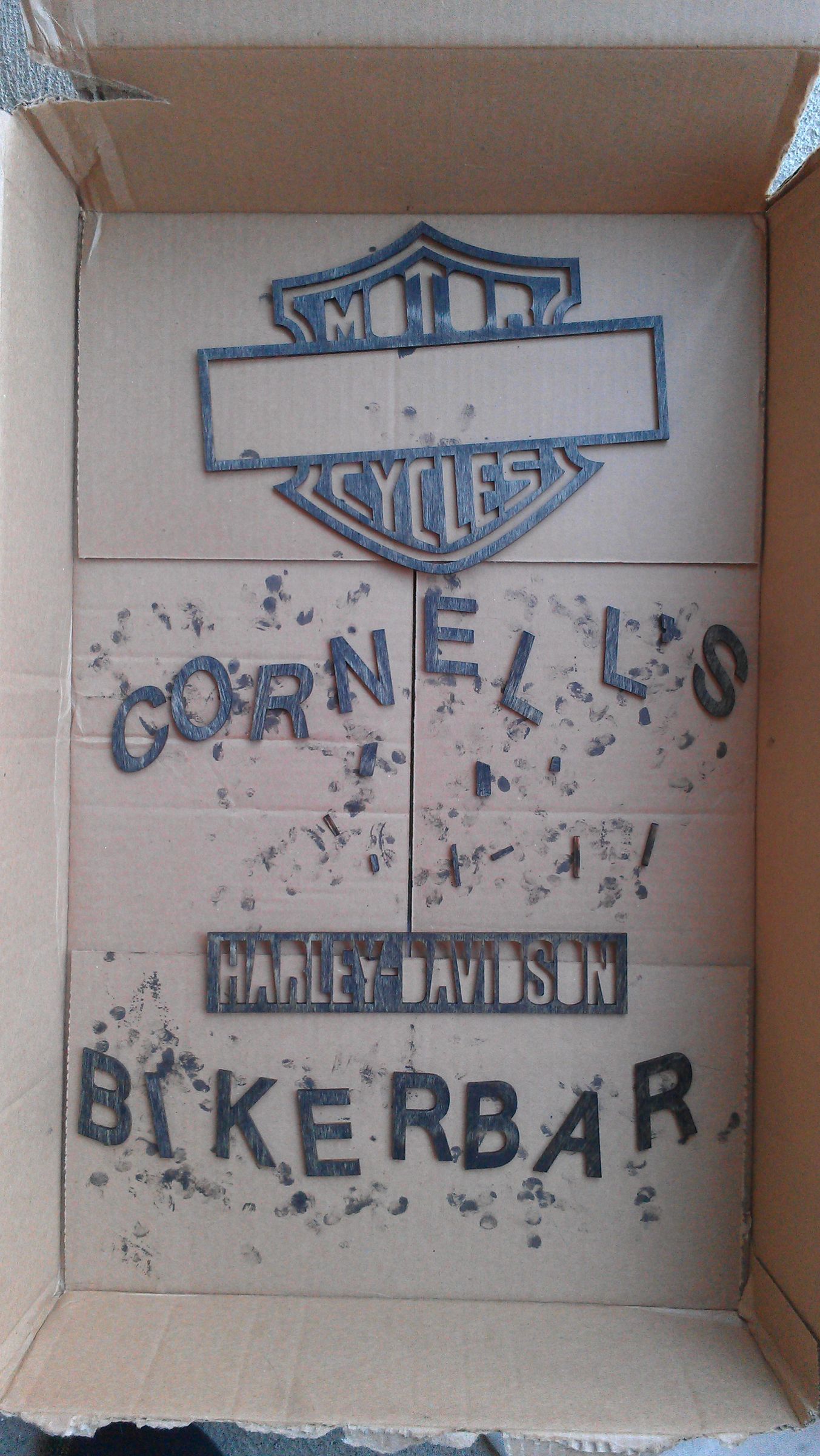 Custom Wood Inlay Sign (Laser Cut at 3 Steps Instructables