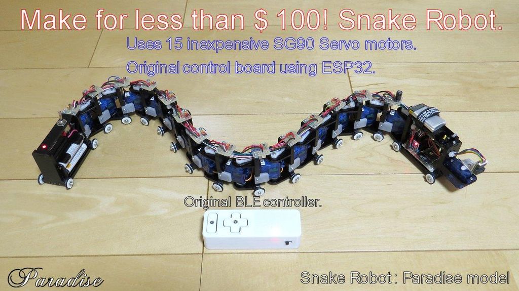 Snake Robot : 7 Steps (with Pictures) - Instructables