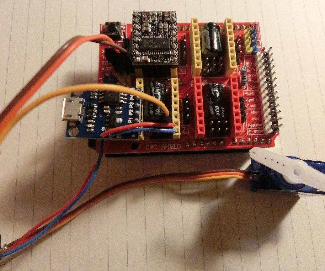 DRV8825 Compatible Servo Control With Digispark Arduino