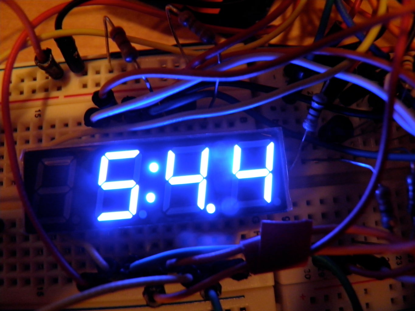 TimeDuino- 7 Segment Arduino Clock (No Shift Registers Needed!)