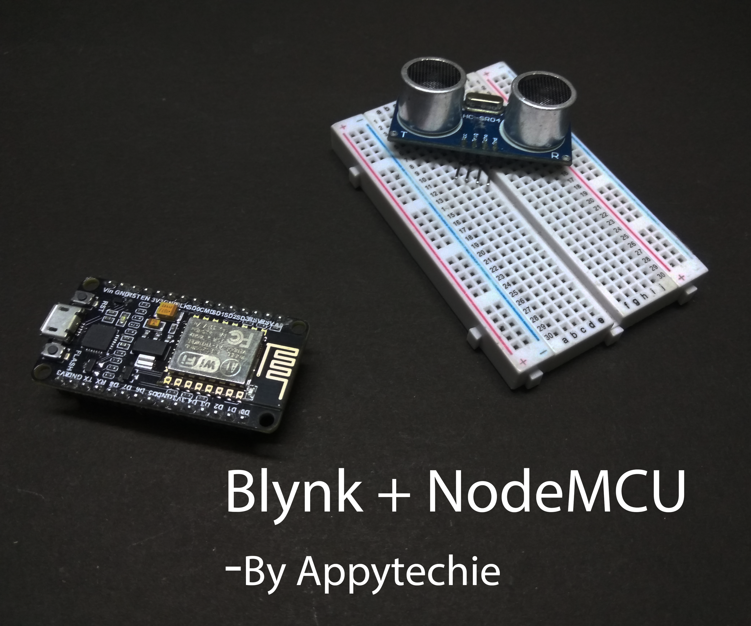 Node:Ultrasonic Sensor With Blynk