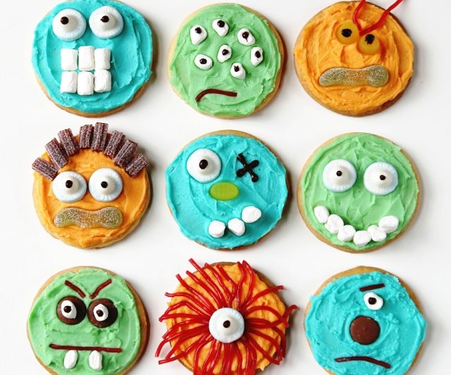 Halloween Monster Cookies