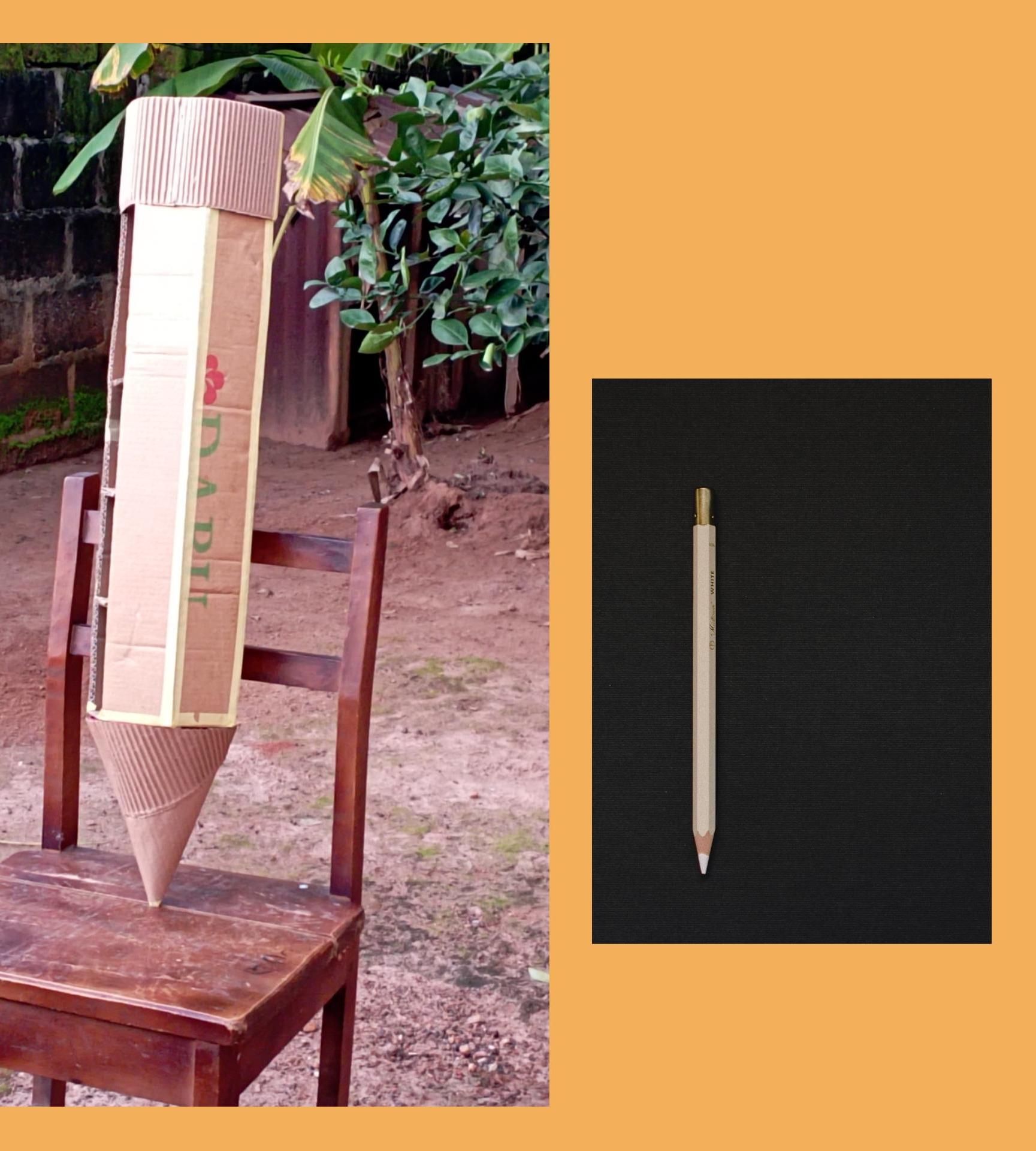 Giant Pencil (plus Mini Shelf)