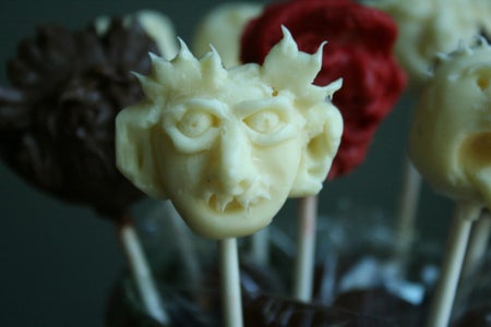 Turn Clay Into Chocolate Halloween Pops