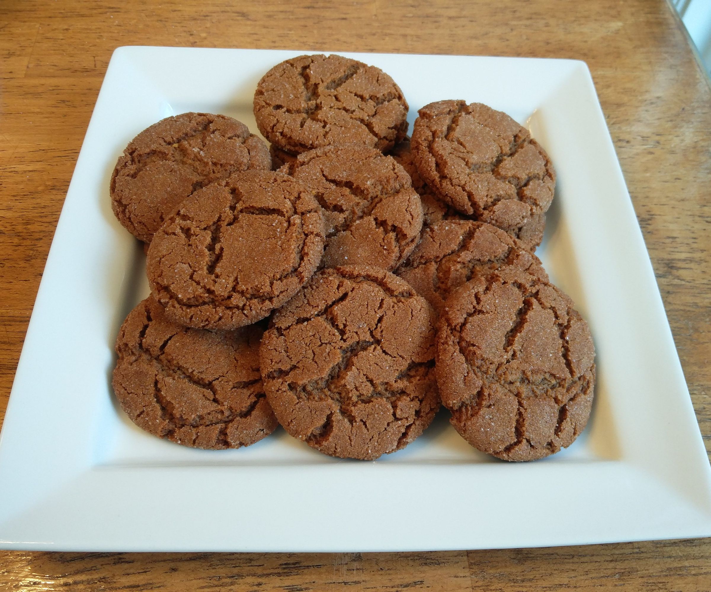 Ginger Crinkle Cookies