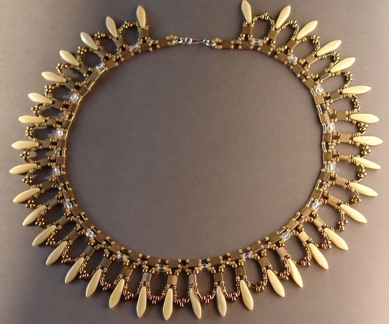 Beaded Necklace - Ray of Light - Jewelry Making Tutorial