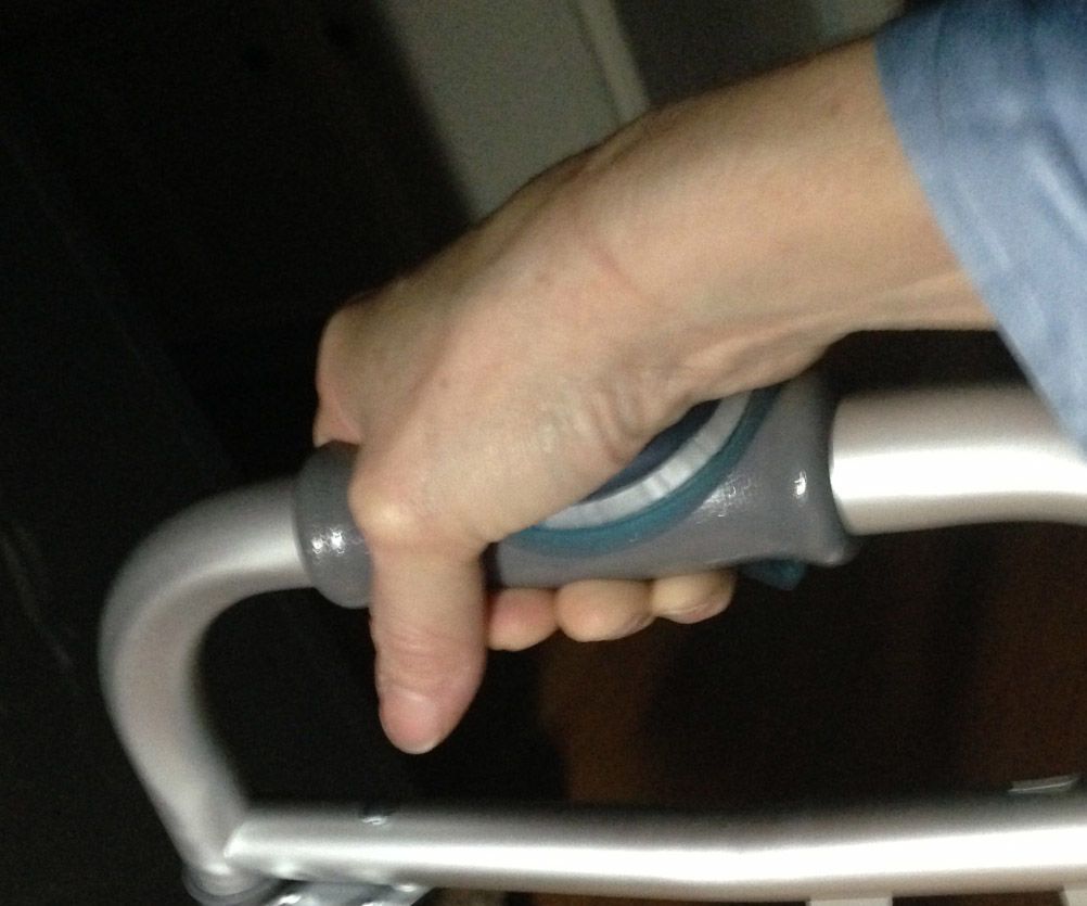 Walker Life Hack: Ergonomic Handle Improvement
