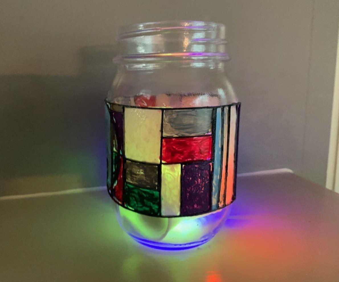 The Stained Glass Mason Jar 4 Steps (with Pictures) Instructables