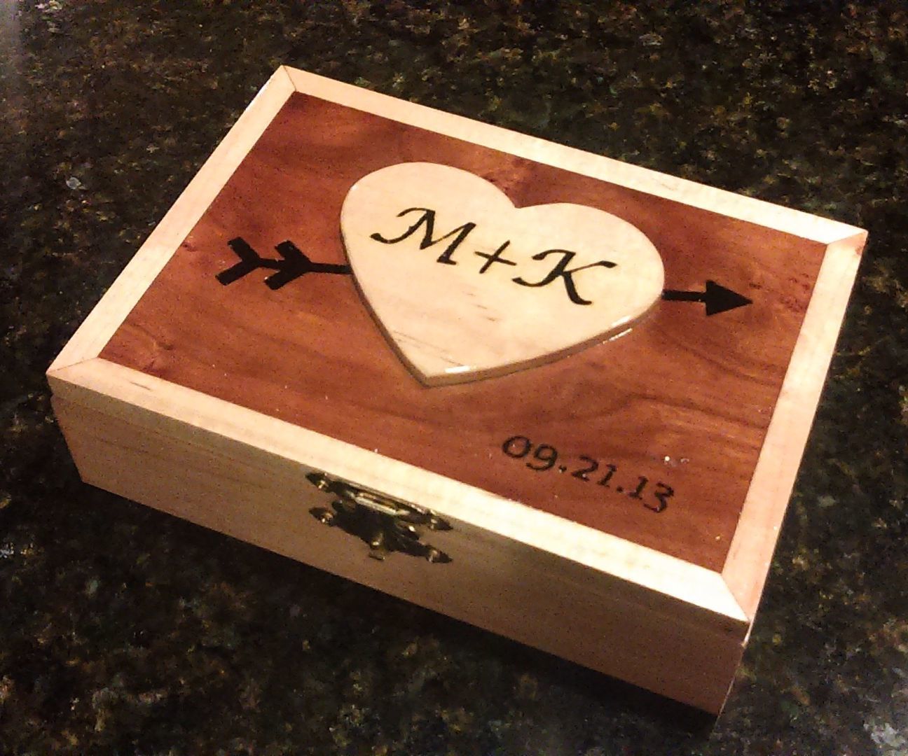Valentine's Day Wooden Box