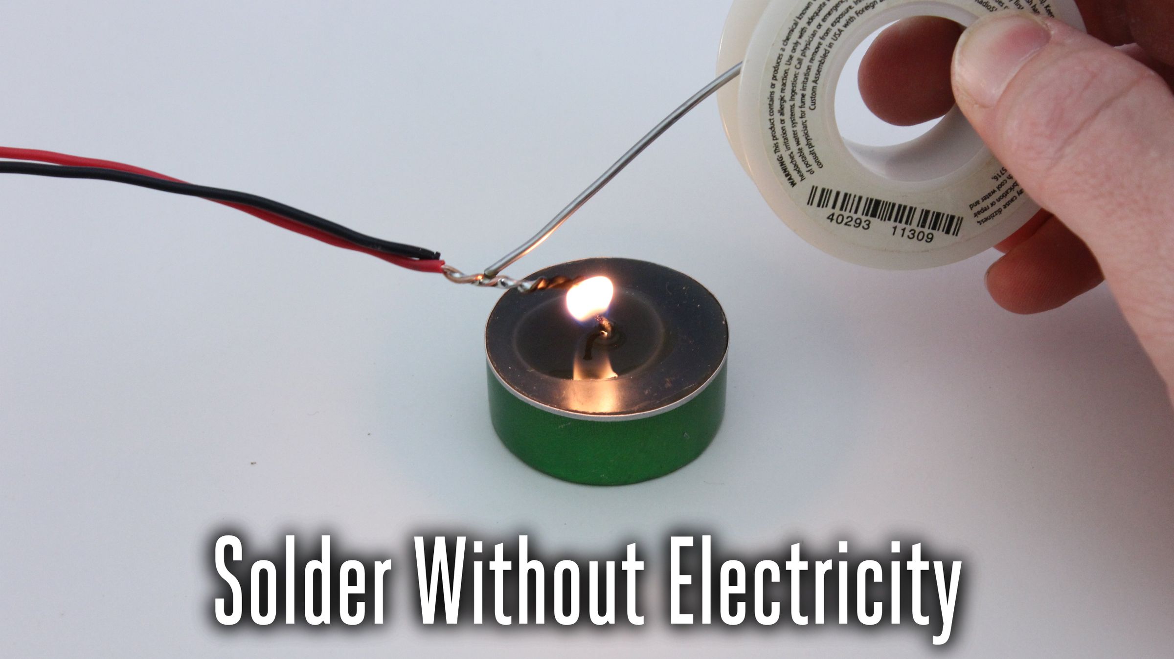 How to Solder Without Electricity (or a Soldering Iron) 8 Steps (with