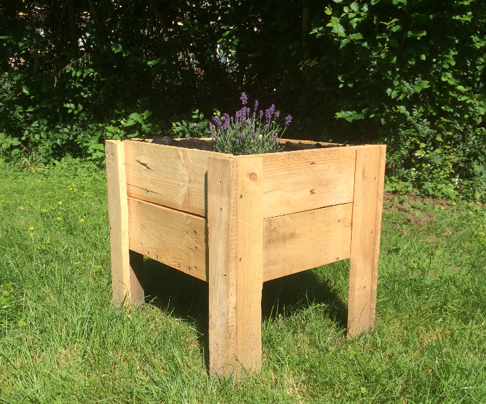 Pallet Wood Flower Box Planter