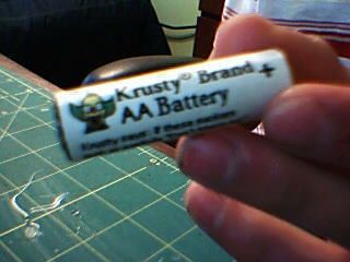 Krusty Brand AA Battery
