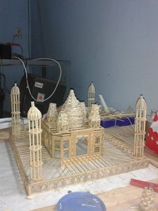 The Final Assembling of Taj Mahal