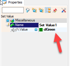 In Visuino Set Components