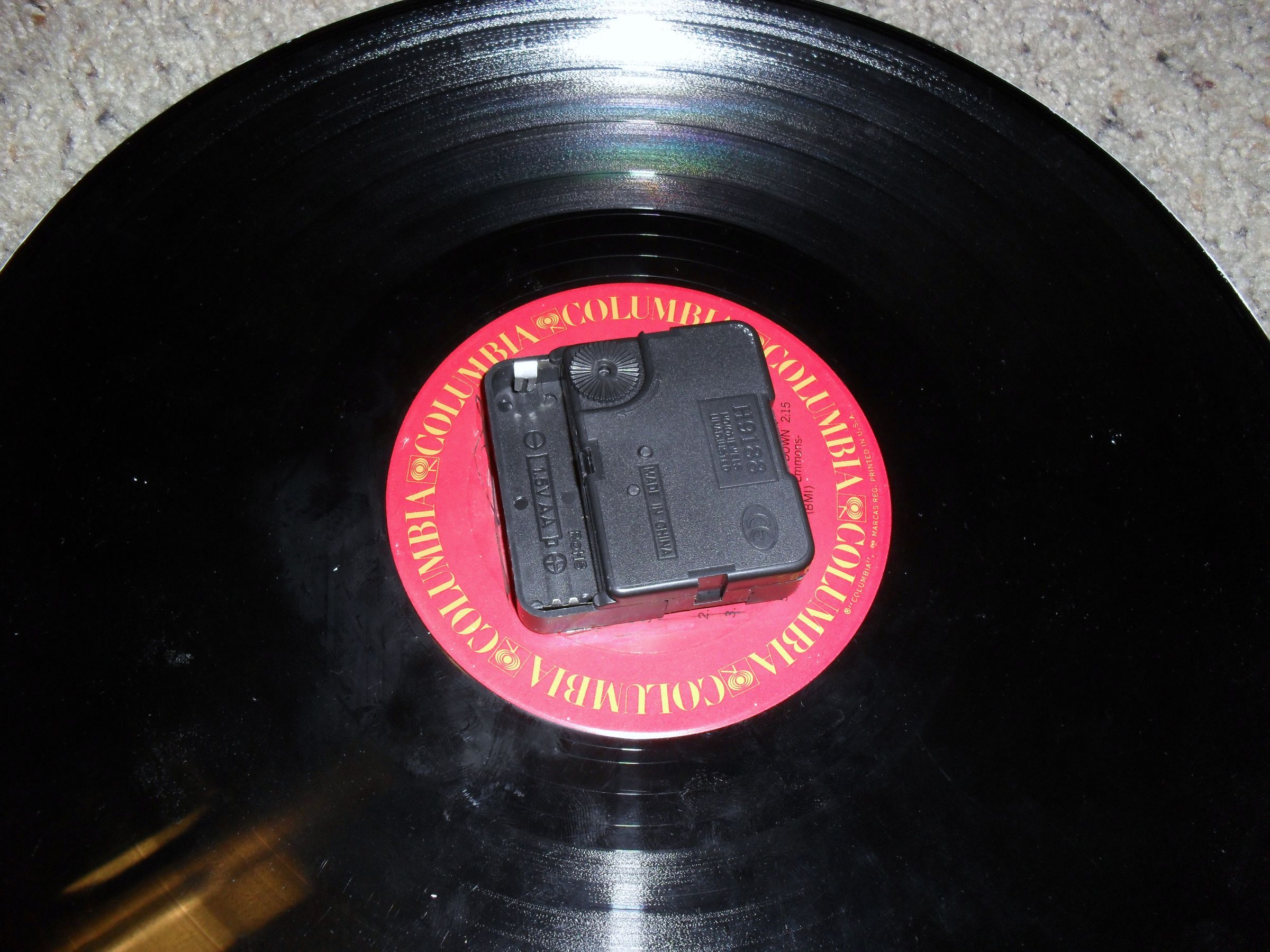 How to Make a Custom Vinyl Record Clock 13 Steps Instructables