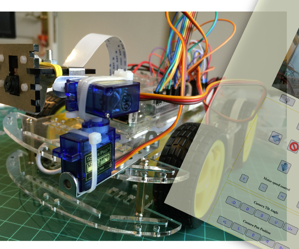 IoT: Raspberry Pi Robot With Video Streamer and Pan/Tilt Camera Remote Control Over Internet