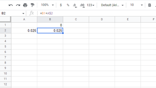 Setting Up the Spreadsheet