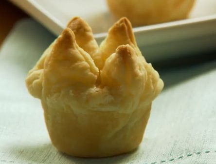 Candied Walnut-Brie Pockets