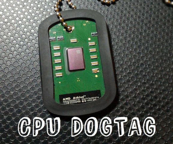 DIY CPU Dogtag