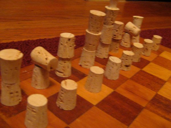 Make a Chess Set Out of Corks