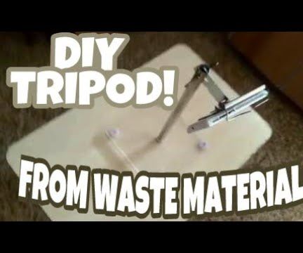 How to Make a DIY Tripod Using Waste Materials?