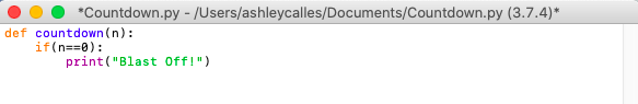 How to Write a Simple Countdown Recursive Function in Python : 10 Steps ...
