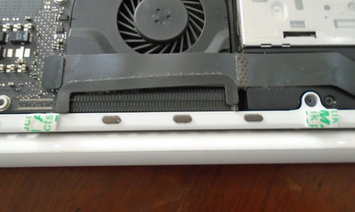 Positioning the Double Sided Tape