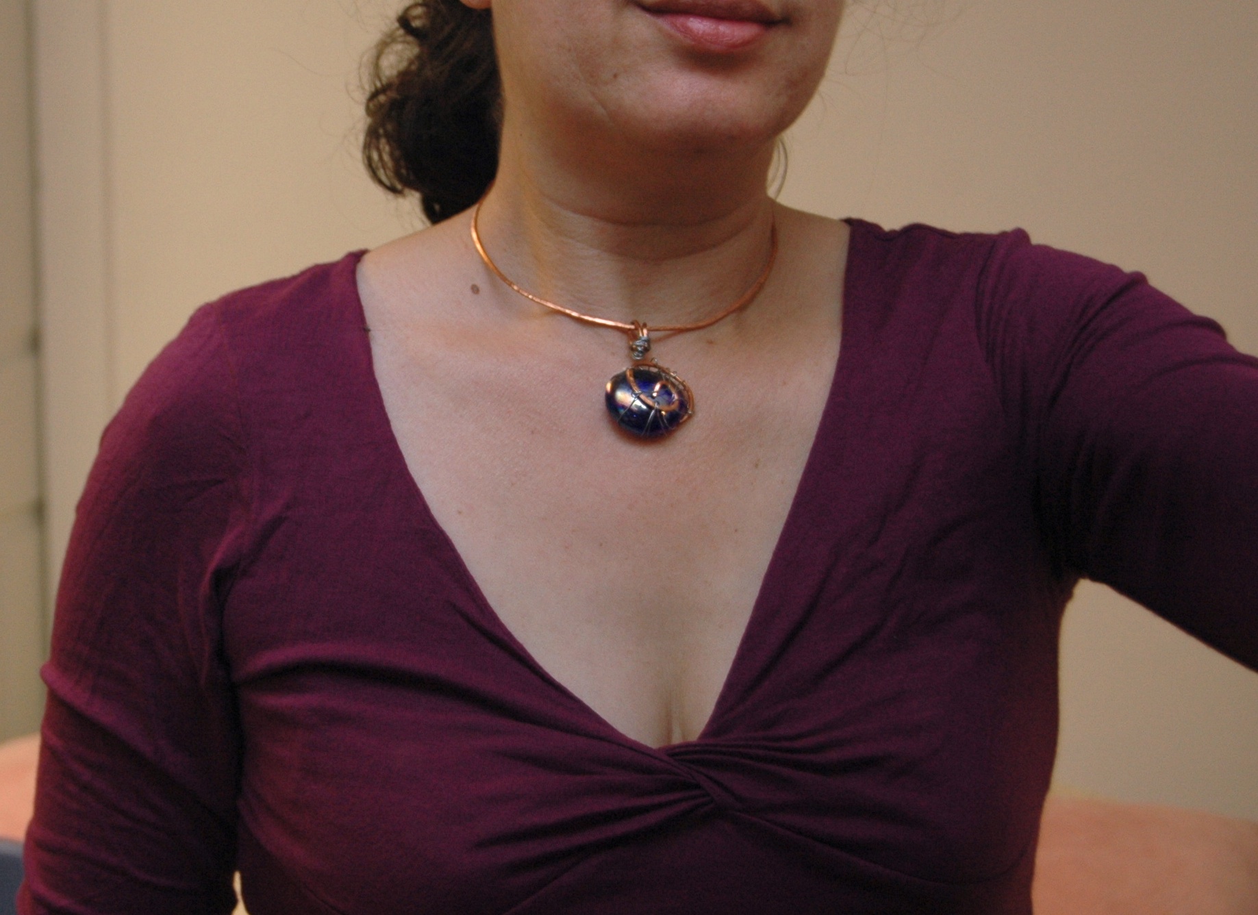 Hammered Wire Necklace