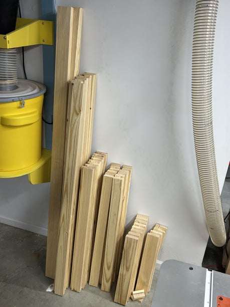 Cut Shelf Parts to Length