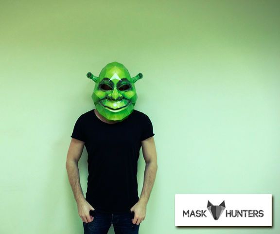 How to Make Shrek Mask From Paper