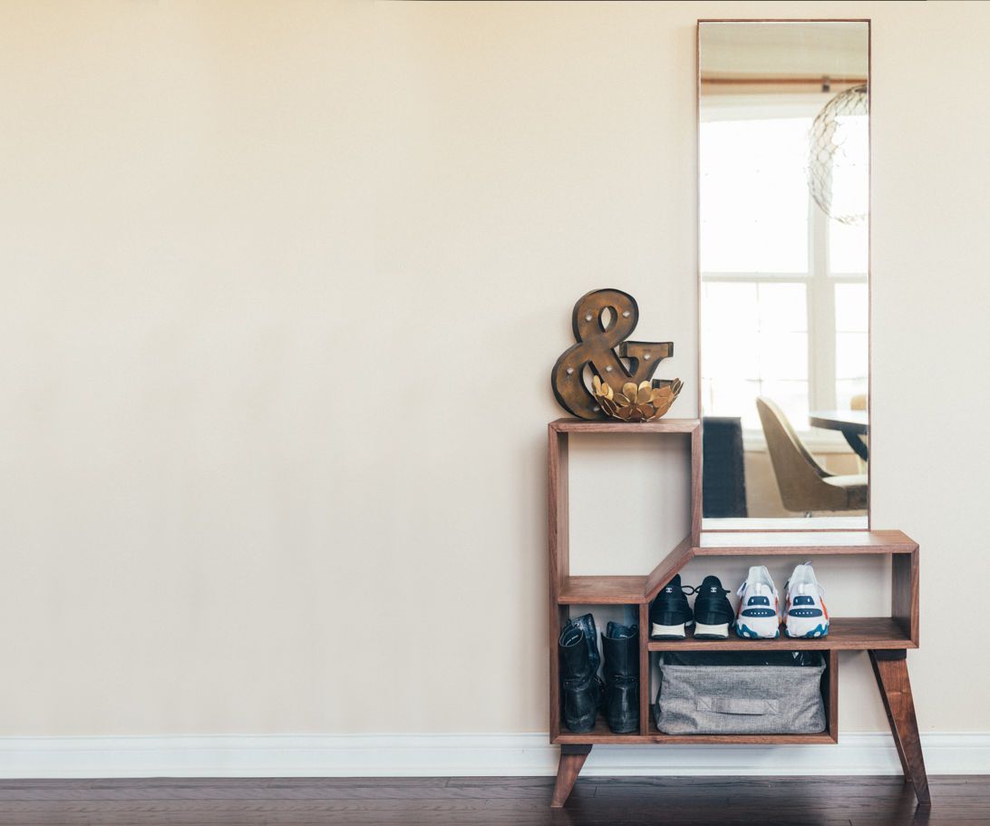 Standing Mirror Console