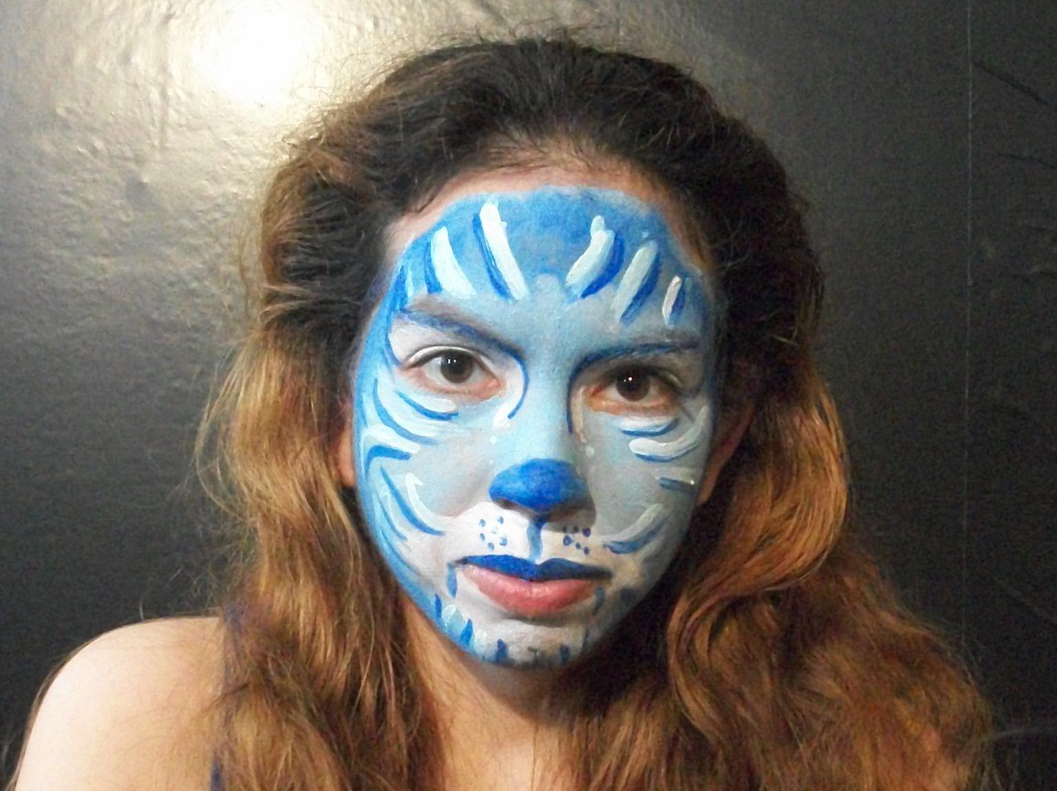 Blue Cat Face Paint 5 Steps (with Pictures) Instructables
